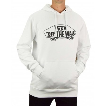 Vans Men's OTW Pullover Hoodie T-Shirt - تيشيرت فانز هودي أو تي دبليو للرجال مع غطاء للرأس لون أبيض